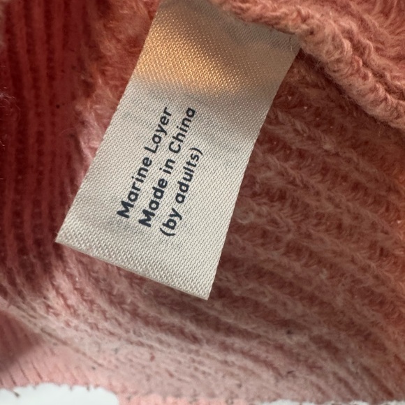 Marine Layer Cashmere Blend Elisa V-Neck Sweater large - Picture 5 of 7